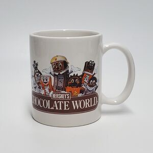 Vintage Hershey's Chocolate World Coffee Mug Cup Promo Candy Characters RARE